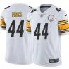 White Mens Womens Youth Jim Finks Steelers #44 Stitched American Football Jersey