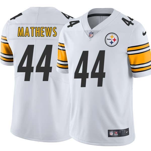 White Mens Womens Youth Ray Mathews Steelers #44 Stitched American Football Jersey