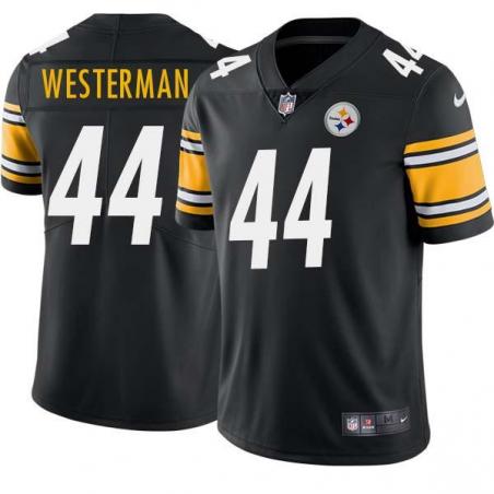 Black Mens Womens Youth Jamaal Westerman Steelers #44 Stitched American Football Jersey