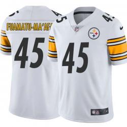 White Mens Womens Youth Chris Fuamatu-Ma'afala Steelers #45 Stitched American Football Jersey