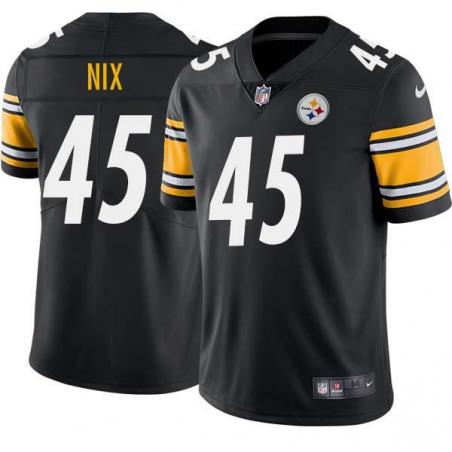 Black Mens Womens Youth Roosevelt Nix Steelers #45 Stitched American Football Jersey