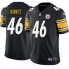 Black Mens Womens Youth Christian Kuntz Steelers #46 Stitched American Football Jersey