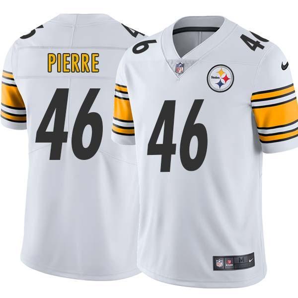 White Mens Womens Youth Joe Pierre Steelers #46 Stitched American Football Jersey