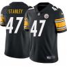 Black Mens Womens Youth Ronald Stanley Steelers #47 Stitched American Football Jersey