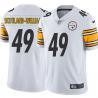 White Mens Womens Youth Christian Scotland-Williamson Steelers #49 Stitched American Football Jersey