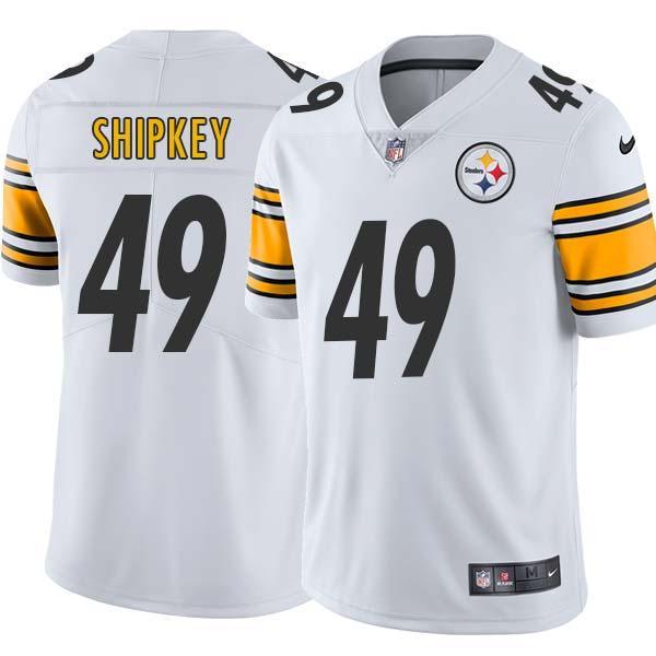 White Mens Womens Youth Jerry Shipkey Steelers #49 Stitched American Football Jersey