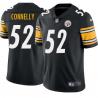 Black Mens Womens Youth Mike Connelly Steelers #52 Stitched American Football Jersey