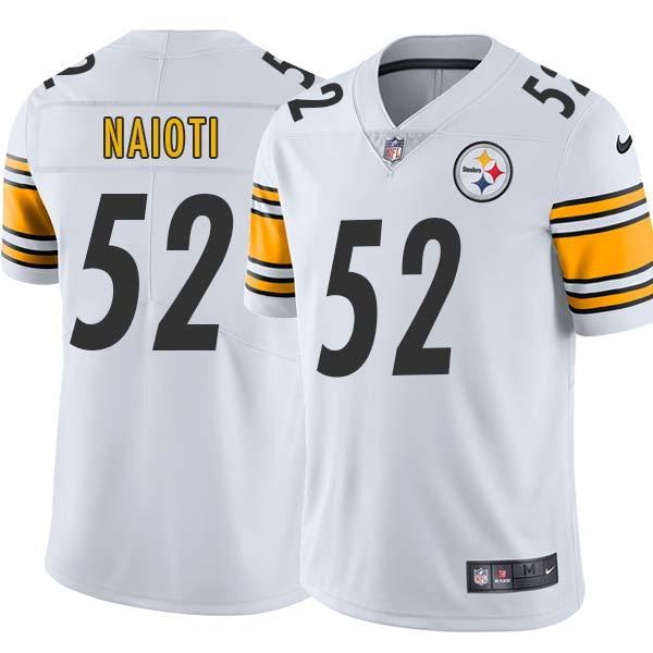 White Mens Womens Youth John Naioti Steelers #52 Stitched American Football Jersey