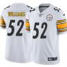 White Mens Womens Youth Sid Williams Steelers #52 Stitched American Football Jersey