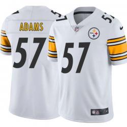 White Mens Womens Youth Montravius Adams Steelers #57 Stitched American Football Jersey