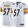 White Mens Womens Youth John Petchel Steelers #57 Stitched American Football Jersey