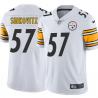 White Mens Womens Youth Frank Sinkovitz Steelers #57 Stitched American Football Jersey