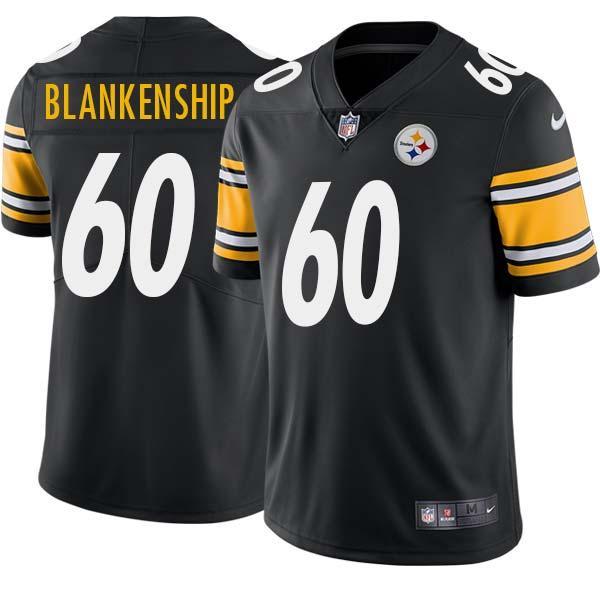 Black Mens Womens Youth Brian Blankenship Steelers #60 Stitched American Football Jersey
