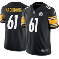 Black Mens Womens Youth Daniel Archibong Steelers #61 Stitched American Football Jersey