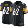 Black Mens Womens Youth Tunch Ilkin Steelers #62 Stitched American Football Jersey