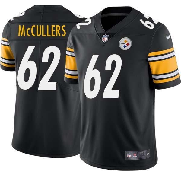 Black Mens Womens Youth Daniel McCullers Steelers #62 Stitched American Football Jersey