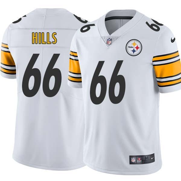 White Mens Womens Youth Tony Hills Steelers #66 Stitched American Football Jersey