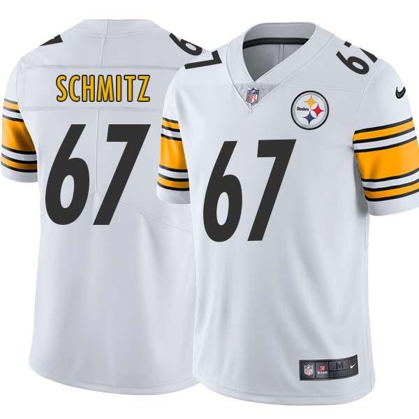 White Mens Womens Youth Bob Schmitz Steelers #67 Stitched American Football Jersey