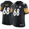 Black Mens Womens Youth Brendan Stai Steelers #68 Stitched American Football Jersey