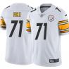 White Mens Womens Youth Dan Fike Steelers #71 Stitched American Football Jersey