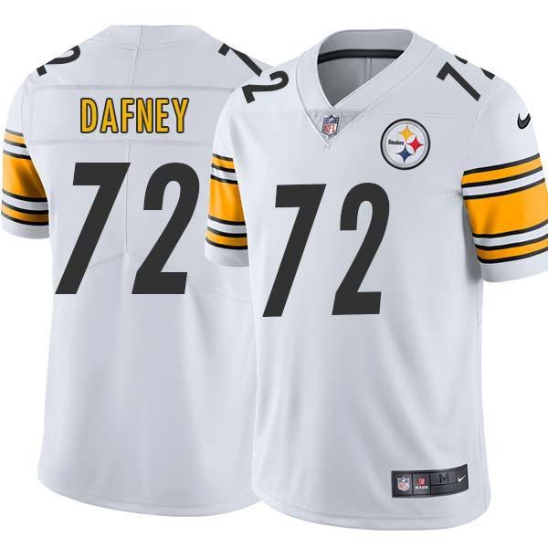 White Mens Womens Youth Bernard Dafney Steelers #72 Stitched American Football Jersey