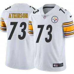 White Mens Womens Youth Frank Atkinson Steelers #73 Stitched American Football Jersey