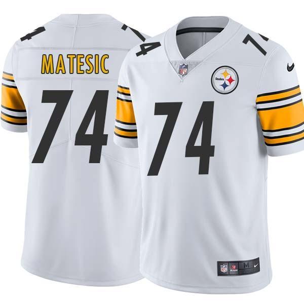 White Mens Womens Youth Joe Matesic Steelers #74 Stitched American Football Jersey