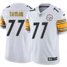 White Mens Womens Youth Mike Taylor Steelers #77 Stitched American Football Jersey