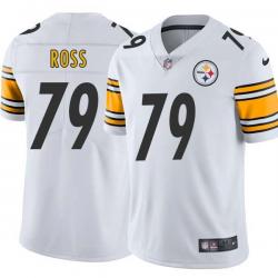 White Mens Womens Youth Oliver Ross Steelers #79 Stitched American Football Jersey