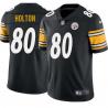 Black Mens Womens Youth Johnny Holton Steelers #80 Stitched American Football Jersey