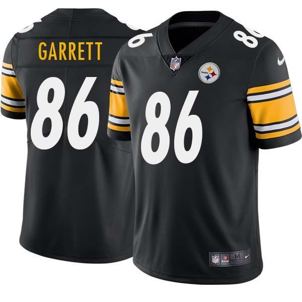 Black Mens Womens Youth Reggie Garrett Steelers #86 Stitched American Football Jersey