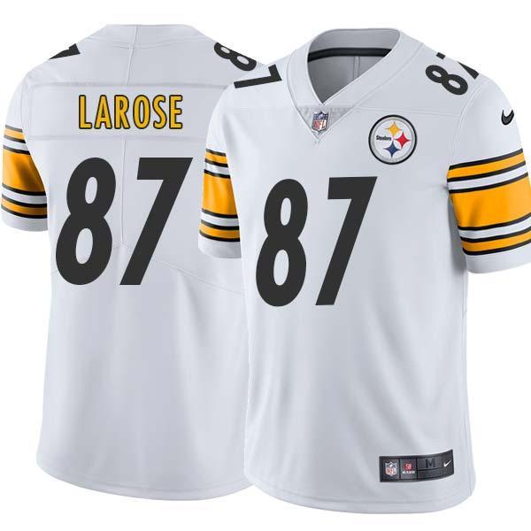 White Mens Womens Youth Dan LaRose Steelers #87 Stitched American Football Jersey
