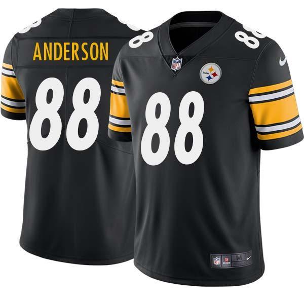 Black Mens Womens Youth Jesse Anderson Steelers #88 Stitched American Football Jersey