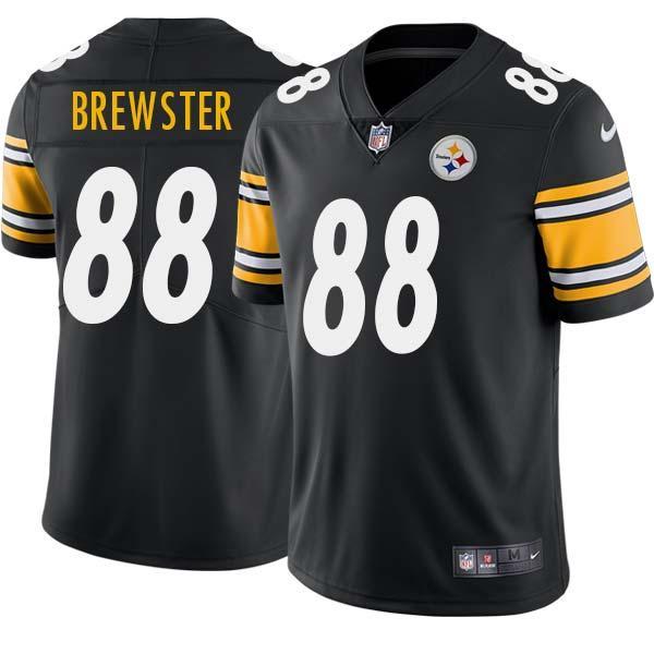 Black Mens Womens Youth Pete Brewster Steelers #88 Stitched American Football Jersey