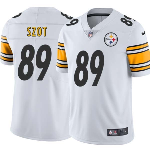 White Mens Womens Youth Walt Szot Steelers #89 Stitched American Football Jersey
