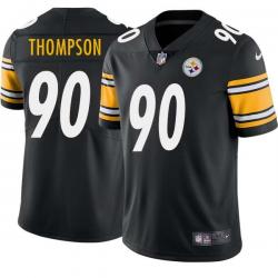 Black Mens Womens Youth Donnel Thompson Steelers #90 Stitched American Football Jersey