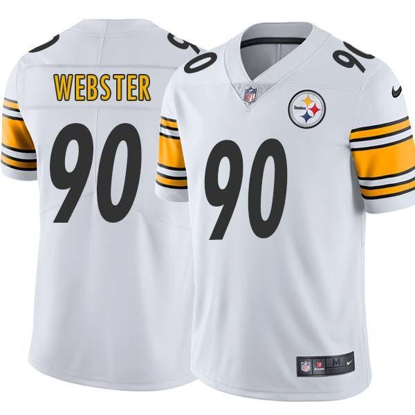 White Mens Womens Youth George Webster Steelers #90 Stitched American Football Jersey