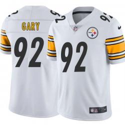 White Mens Womens Youth Keith Gary Steelers #92 Stitched American Football Jersey