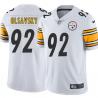 White Mens Womens Youth Jerry Olsavsky Steelers #92 Stitched American Football Jersey