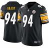 Black Mens Womens Youth Jeff Brady Steelers #94 Stitched American Football Jersey