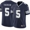Navy Clayton Thorson Cowboys #5 Stitched American Football Jersey Custom Sewn-on Patches Mens Womens Youth