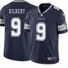 Navy Jon Hilbert Cowboys #9 Stitched American Football Jersey Custom Sewn-on Patches Mens Womens Youth