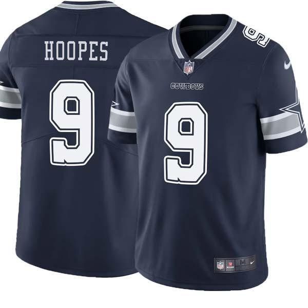 Navy Mitch Hoopes Cowboys #9 Stitched American Football Jersey Custom Sewn-on Patches Mens Womens Youth
