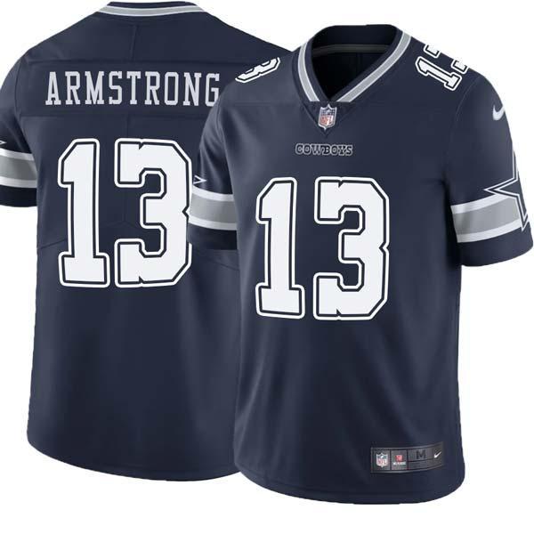 Navy Anthony Armstrong Cowboys #13 Stitched American Football Jersey Custom Sewn-on Patches Mens Womens Youth