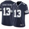 Navy Anthony Armstrong Cowboys #13 Stitched American Football Jersey Custom Sewn-on Patches Mens Womens Youth