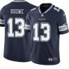 Navy Jerry Rhome Cowboys #13 Stitched American Football Jersey Custom Sewn-on Patches Mens Womens Youth