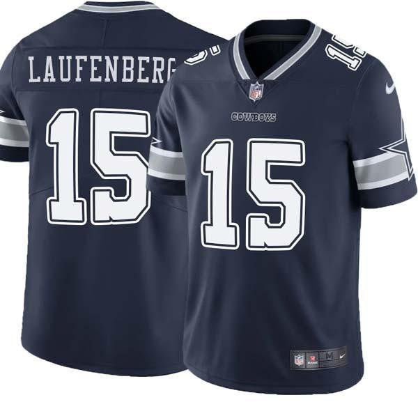 Navy Babe Laufenberg Cowboys #15 Stitched American Football Jersey Custom Sewn-on Patches Mens Womens Youth