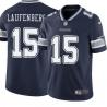 Navy Babe Laufenberg Cowboys #15 Stitched American Football Jersey Custom Sewn-on Patches Mens Womens Youth