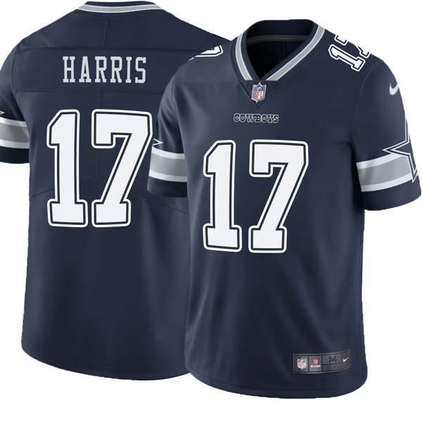 Navy Dwayne Harris Cowboys #17 Stitched American Football Jersey Custom Sewn-on Patches Mens Womens Youth