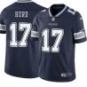 Navy Sam Hurd Cowboys #17 Stitched American Football Jersey Custom Sewn-on Patches Mens Womens Youth